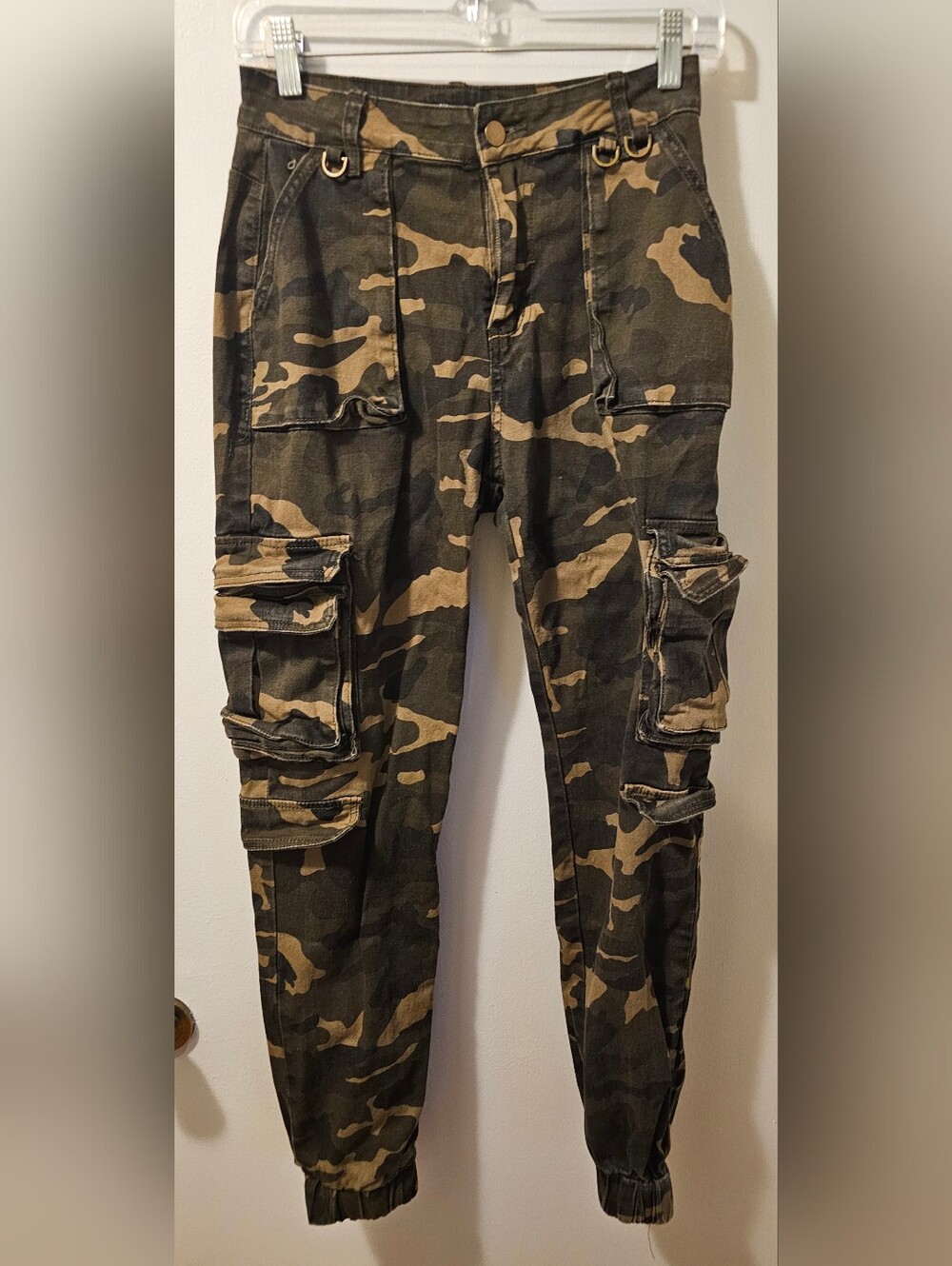 American Bazi Women's Camouflage Cargo Jogger‎ Pants Size Small